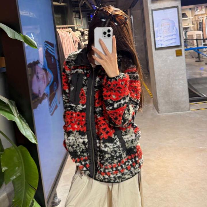 adidas TOC JACKET男女同款双面拉链印花夹克外套 KC0105