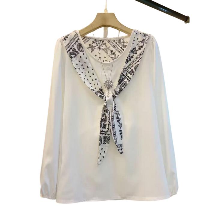 时尚减龄圆领百搭宽松设计感百搭洋气上衣（长65左右）