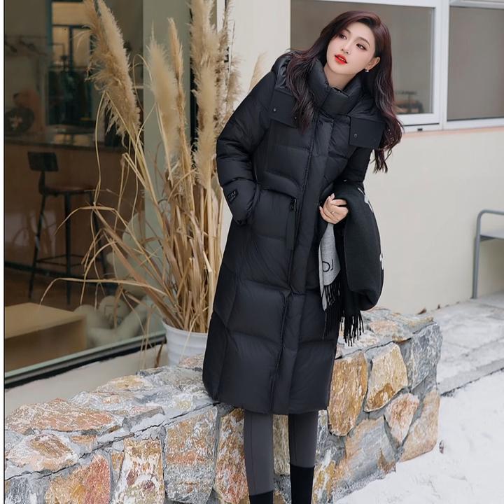 高端羽绒服2025冬季新款爆款中长款加厚大气保暖外套品牌女装团购