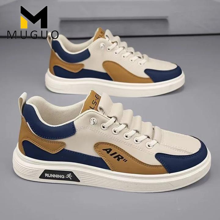 秋季一脚蹬时尚休闲板鞋男士软底小白鞋耐磨防滑潮鞋板鞋轻便鞋子