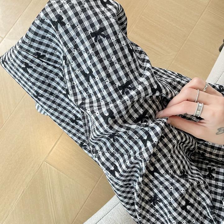 【现货清】夏天绵绸阔腿裤女薄款可外穿凉感睡裤家居裤