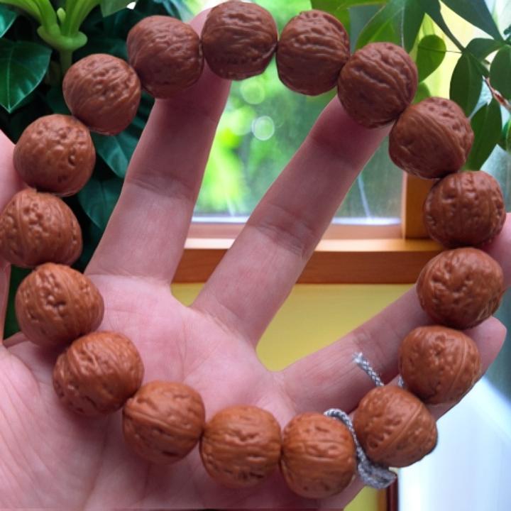 野生核桃手串小光头