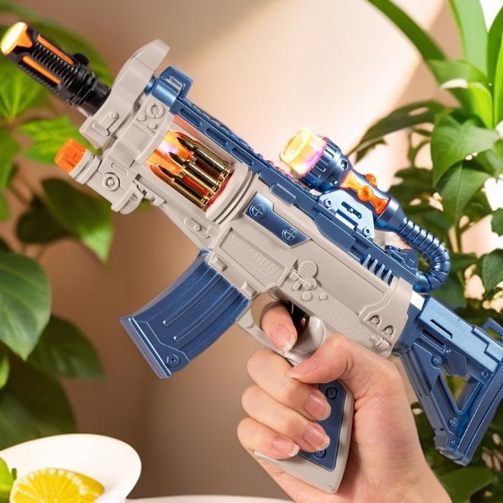 声光枪玩具枪发光发声3-6岁儿童开发智力男孩电动冲锋枪狙击手枪5