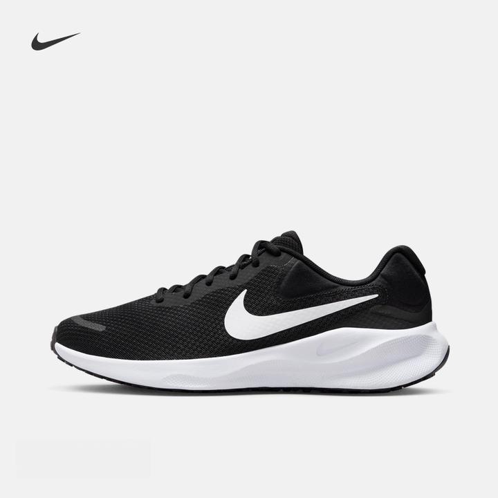 Nike耐克男鞋官方正品REVOLUTION 7黑白跑鞋训练跑步鞋FB2207-001