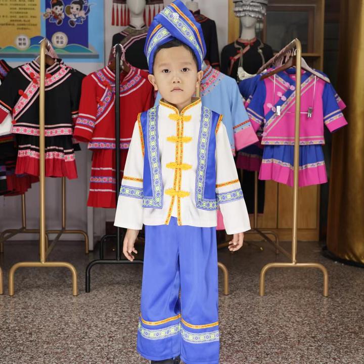 少数民族服饰儿童男装民族服套装