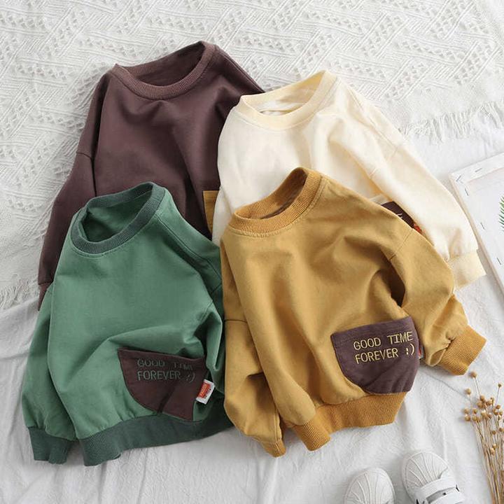 男童卫衣春秋款中小童洋帅气上衣男宝宝宽松上衣韩版时尚长袖潮