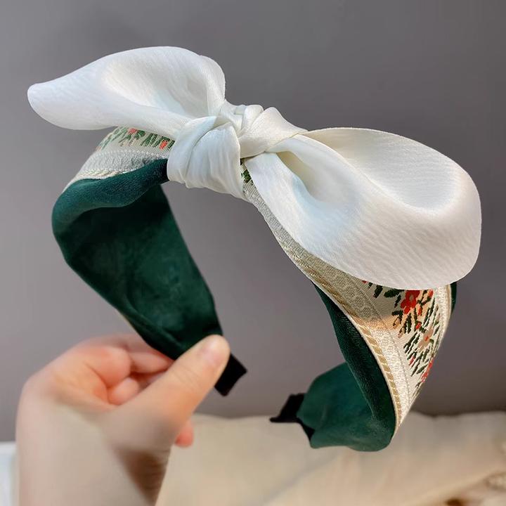 头饰发箍女款民族风蝴蝶结头箍发卡百搭外出高级感发捆女法式复古