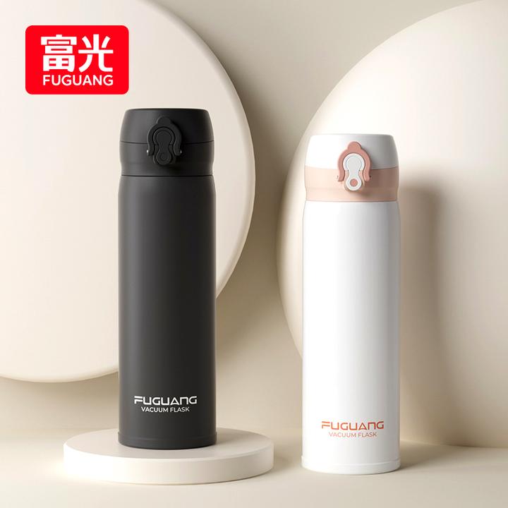 富光保温杯大容量弹跳盖水杯316不锈钢男女士学生户外便携茶杯子