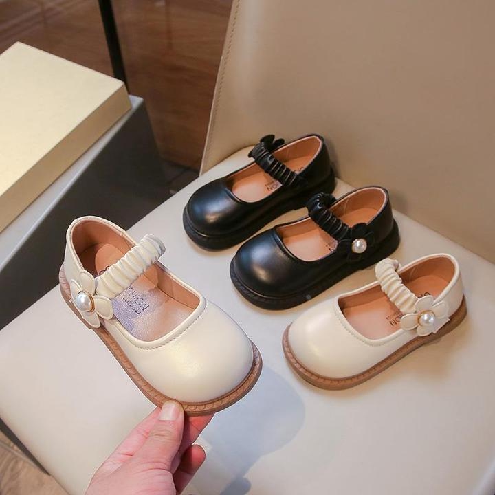 女童皮鞋2024夏季新款洋气公主鞋韩版女宝软底防滑单鞋百搭小皮鞋