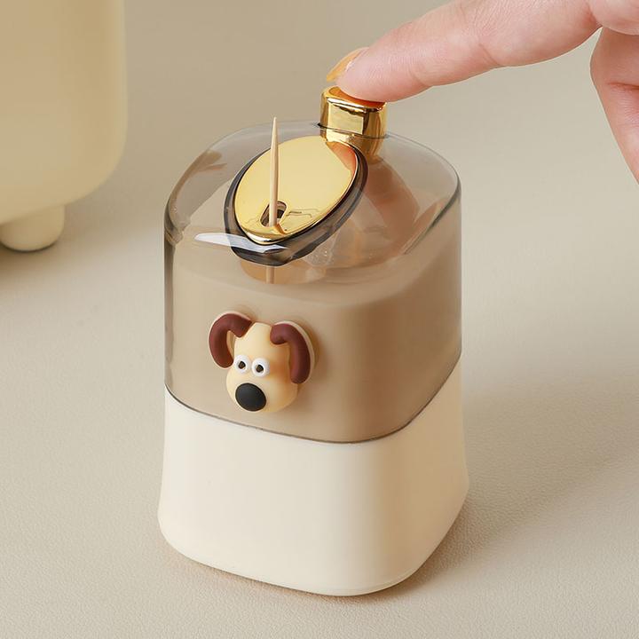 唯夫人❤牙签盒客厅按压牙签筒家用高颜值网红创意自动弹出牙签罐