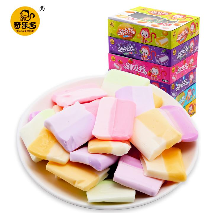奇乐多别咬我软糖多口味混合糖果网红酸奶糖水果果汁混搭散装零食