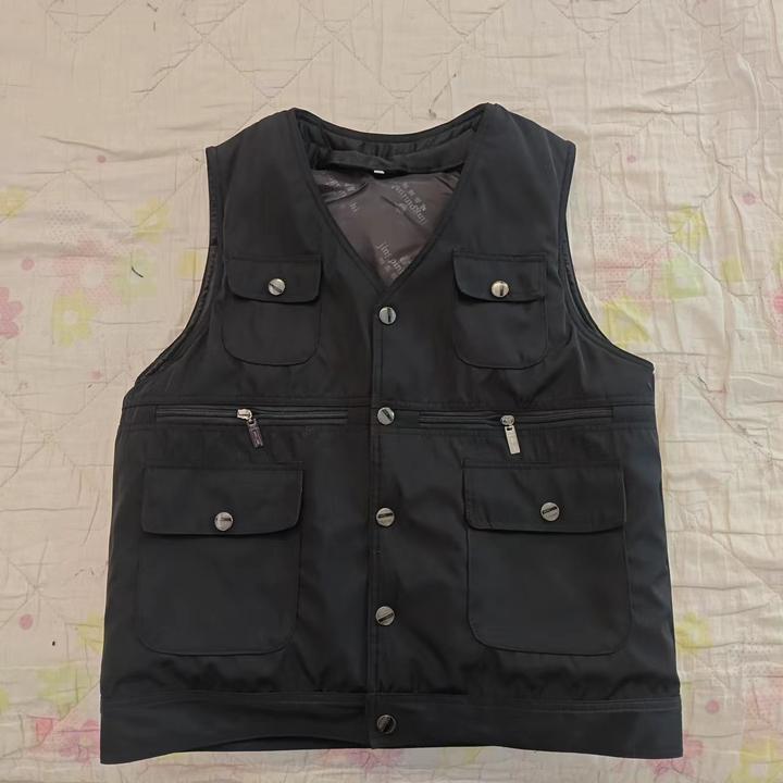 皮毛一体羊皮马甲坎肩冬季防寒保暖