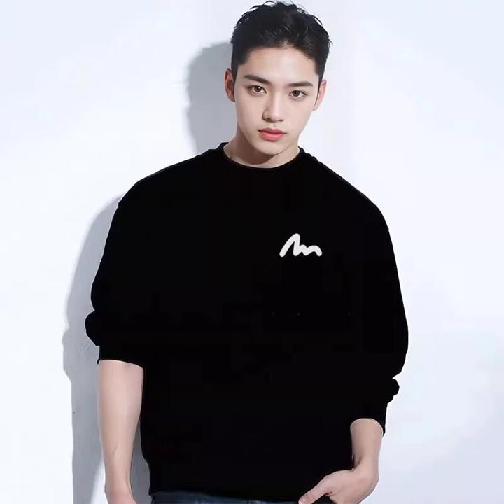 仓石一树潮牌圆领卫衣男士潮流设计感春秋冬季宽松加绒情侣装上衣