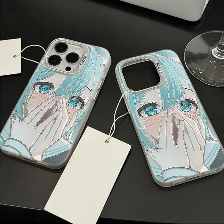 初音未来苹果17手机壳华为70oppo小米15红米iPhone16pro保护套