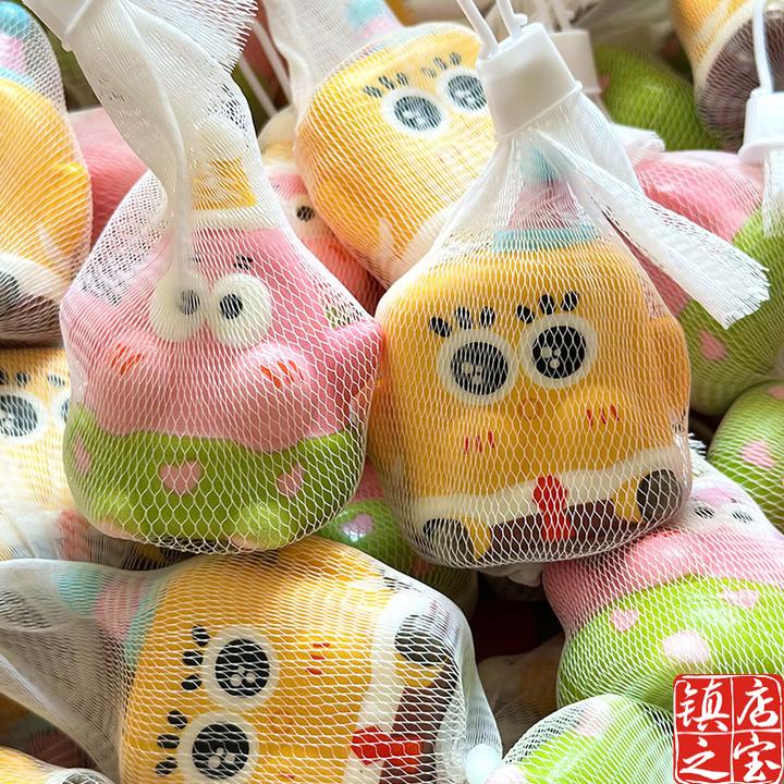 回弹解压玩具网红小仙女可爱好玩捏捏乐海绵宝宝发泄卡通摆件