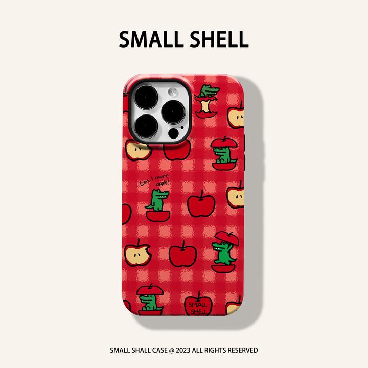 苹果小鳄鱼苹果手机壳15promax14/13/12/11iphone二合一菲林壳ins