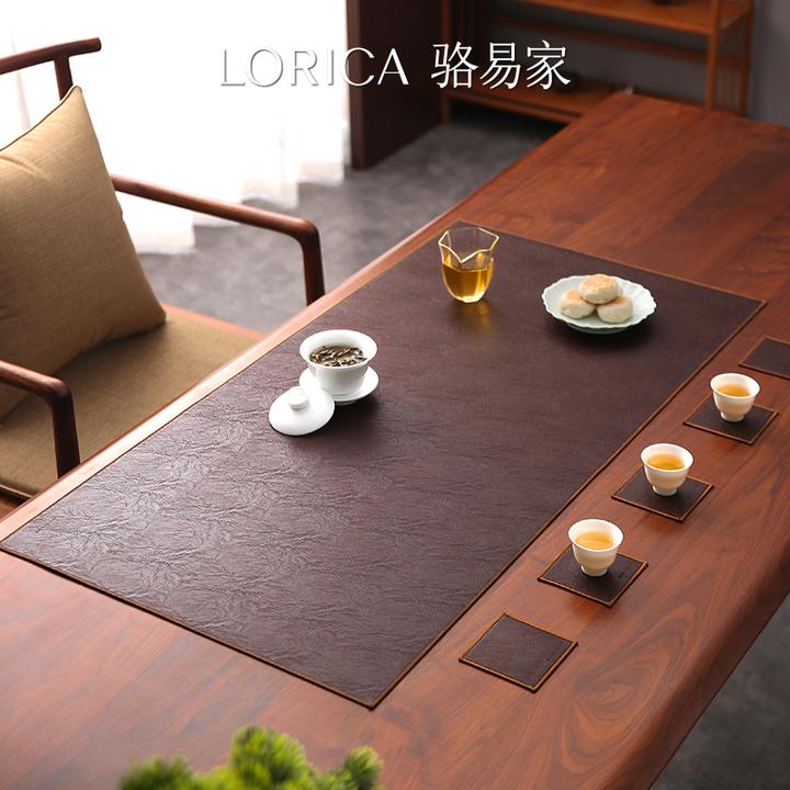 骆易家【陌野】茶席垫高端干泡茶台垫布茶桌垫隔热吸水垫桌旗茶桌垫