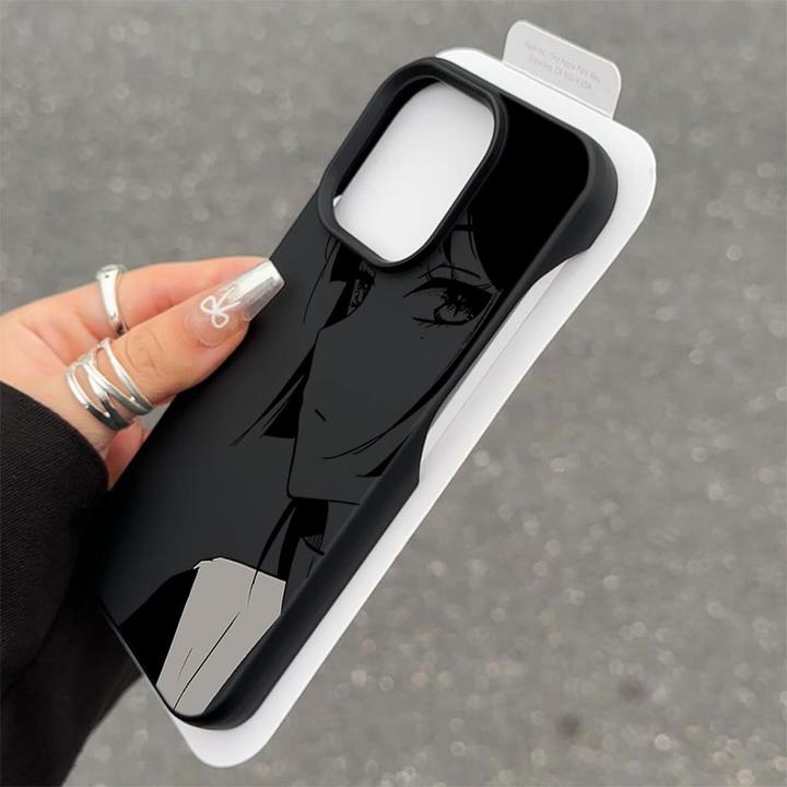 动漫女孩半包款软壳适用苹果16/15promax手机壳iphone14/12/11/13