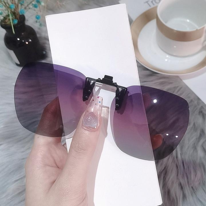 墨镜夹片防紫外线偏光镜片男士开车驾驶专用近视太阳眼镜夹片式女