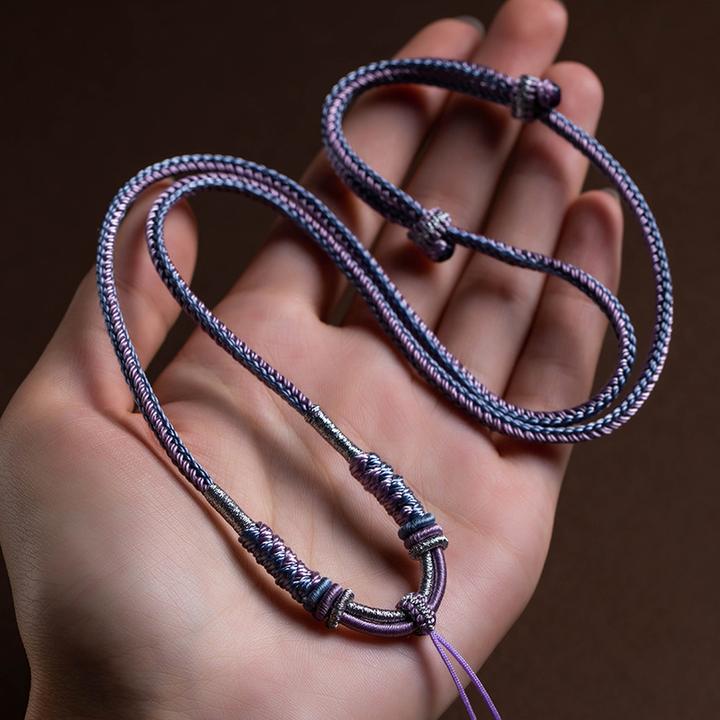 本命年红绳专用挂绳玉佩挂绳吊坠女士男士高档手工编织平安扣挂