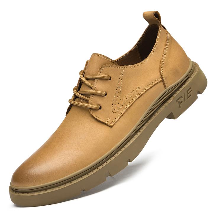 真皮耐磨马丁靴2025年新款时尚中帮短靴男士英伦风工装靴短筒靴子