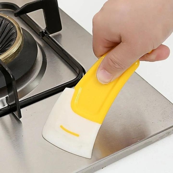 厨房硅胶刮刀锅底清洁耐高温平底锅碗碟不沾锅清洗油污清洁刮刀铲