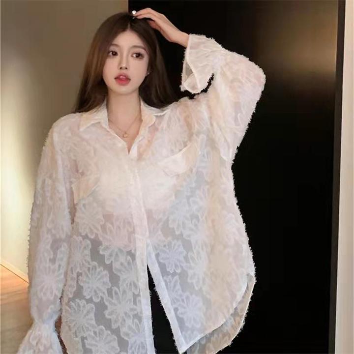 大码女装加长版衬衫