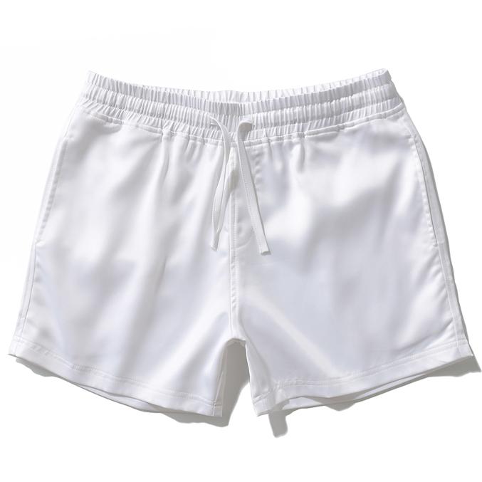 夏天丝光冰丝短裤 三分四分休闲男士沙滩裤 居家凉感3分4分裤衩