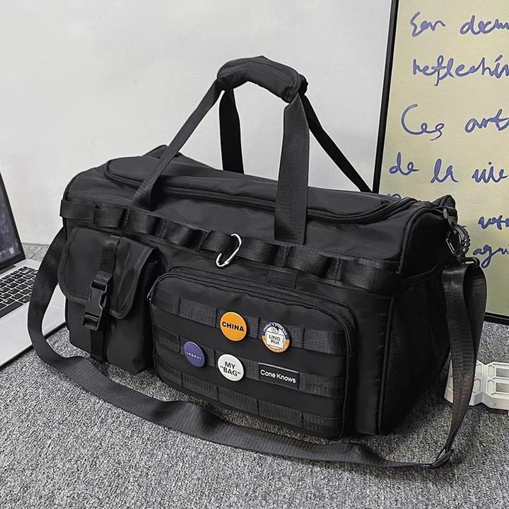 探屿旅行包大容量健身包男士运动训练包多功能双肩包单肩时尚行李