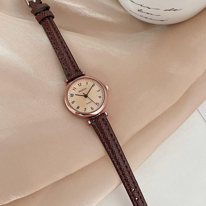 小众复古手表女款高颜值高端轻奢女士腕表小表盘石英表全自动防水
