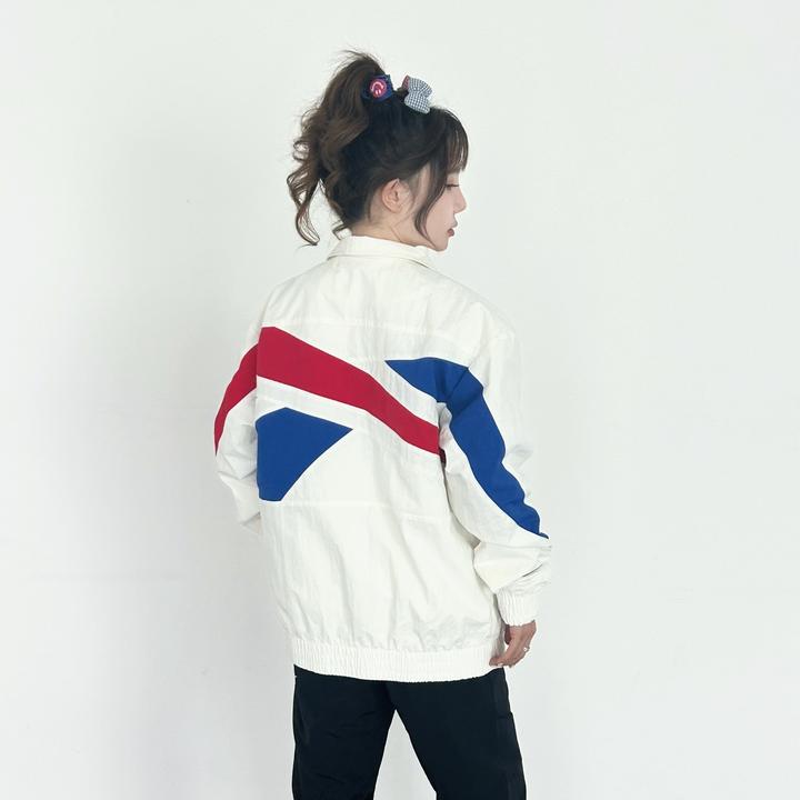 Reebok锐步24秋款经典运动宽松潮流拼接拉链茄克外套24SRM101U