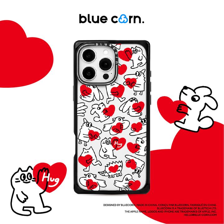 Bluecorn黑糖布丁 奶方方形直角适用于iPhone16/15/Pro/Max手机壳