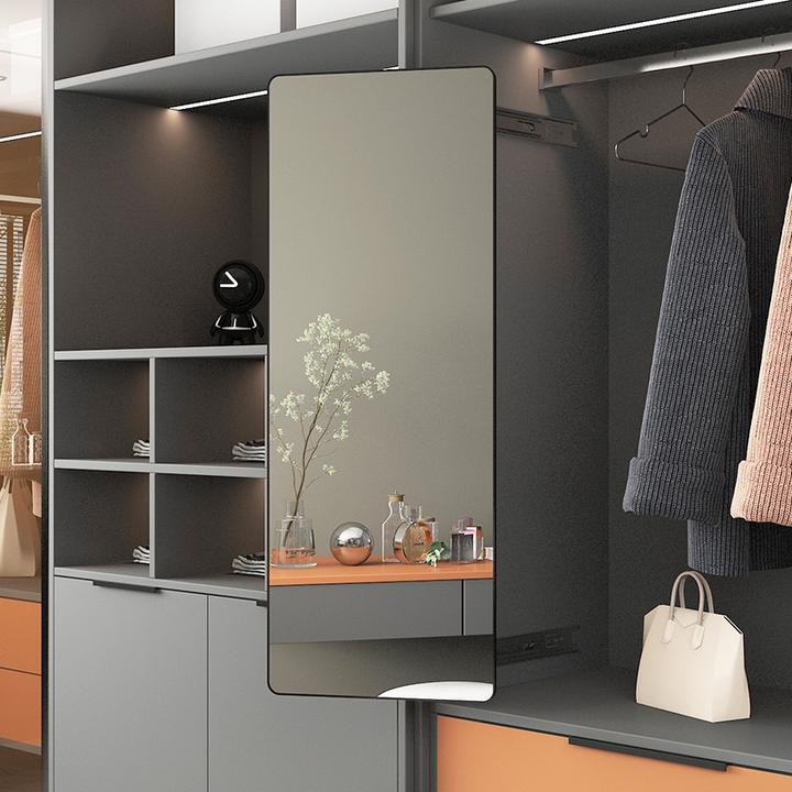 珍锦坊隐形穿衣镜衣柜镜子推荐全身镜网红家用试衣镜衣帽间暗藏式