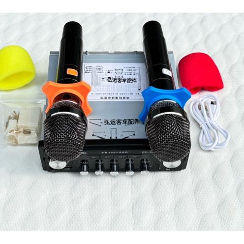 旅游大巴金龙客车蓝牙功放机24V车载大功率旅游大巴12V通用卡拉OK