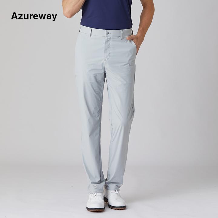 Azureway高尔夫高弹男长裤薄款透气速干修身松紧腰弹力GOLF球衣服