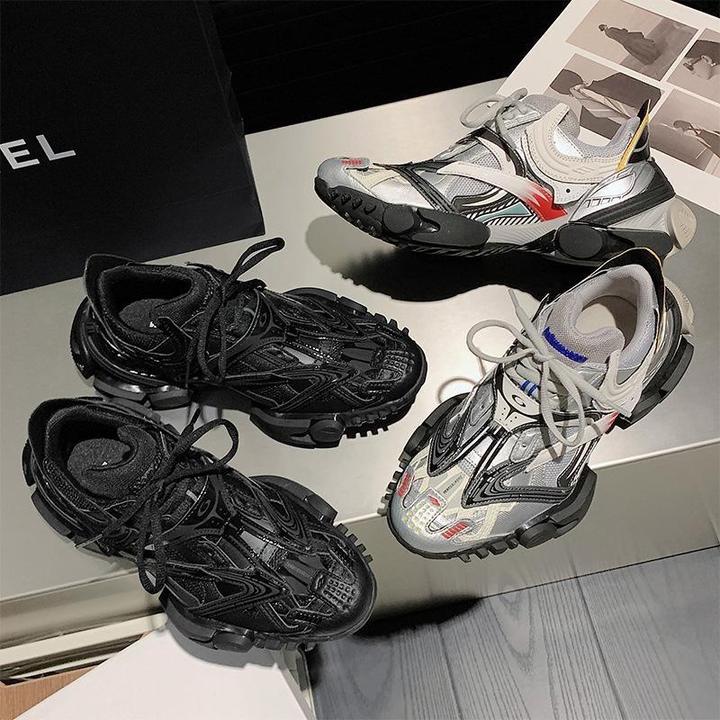 鳄鱼老爹鞋男女款2024新爆款厚底休闲鞋潮情侣增高运动鞋