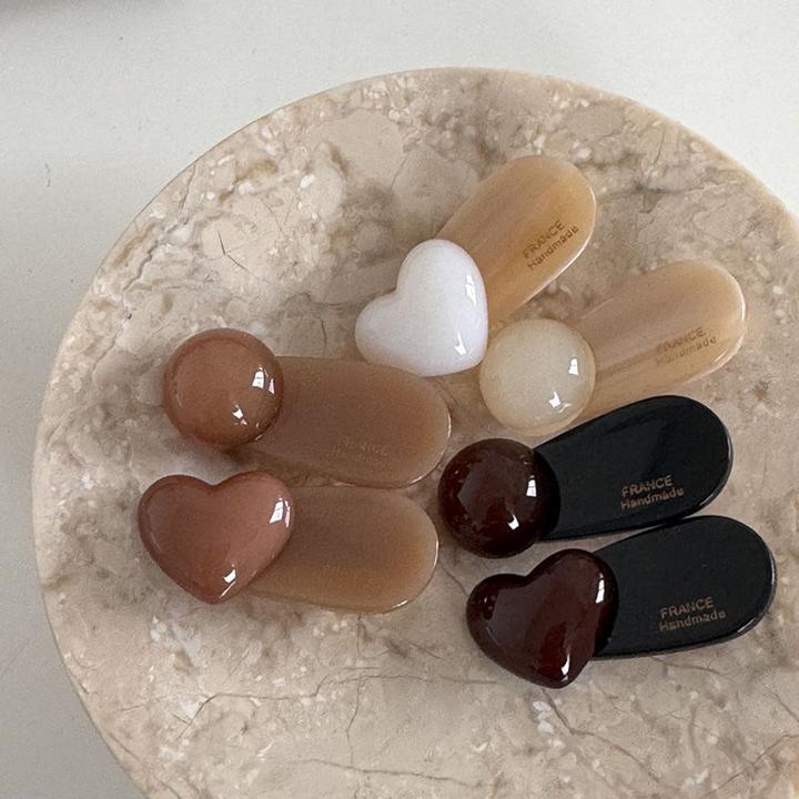 新款韩版可爱刘海夹爱心豆豆小号发夹鸭嘴夹女碎发侧边夹头饰发饰