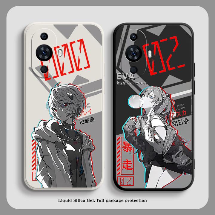 华为nova12活力版手机壳全包福音战士新款防摔卡通高级软硅胶女