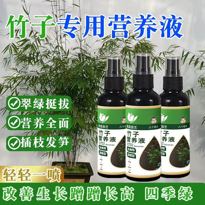 【升级版】竹子营养液免稀释直喷叶片绿植通用高效护理改善黄叶