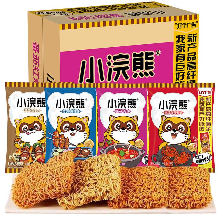 小浣熊干脆面脆脆面干吃方便面一整箱充饥面怀旧小吃宿舍充饥零食