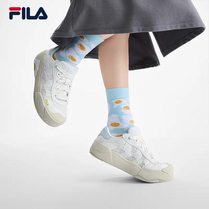 斐乐板鞋蛋包鞋女夏季休闲百搭透气潮流低帮运动板鞋F12W532207F