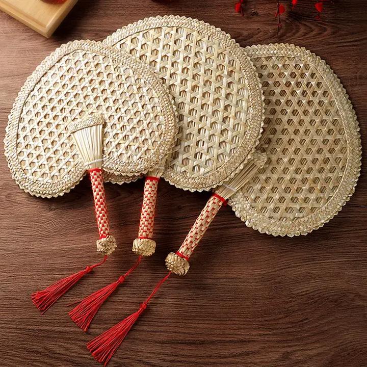 大蒲扇夏季老式手摇麦秆草扇夏天随身芭蕉扇儿童小扇子凉复古编织