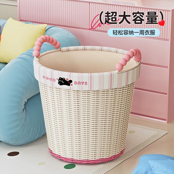 卡维瑞浴室大容量脏衣篓家用脏衣服洗衣篮玩偶玩具网红收纳筐