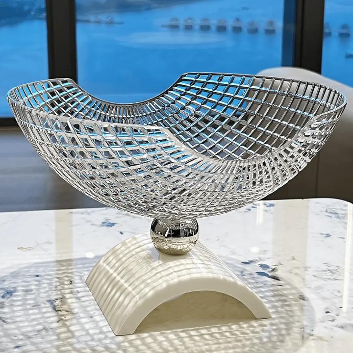 网红高颜值水果盘客厅家用茶几创意果盘轻奢风高档摆放零食盘F622