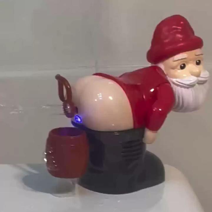 圣诞老人放屁泡泡机搞怪蜡笔小新吹泡泡整蛊圣诞老人搞笑玩具