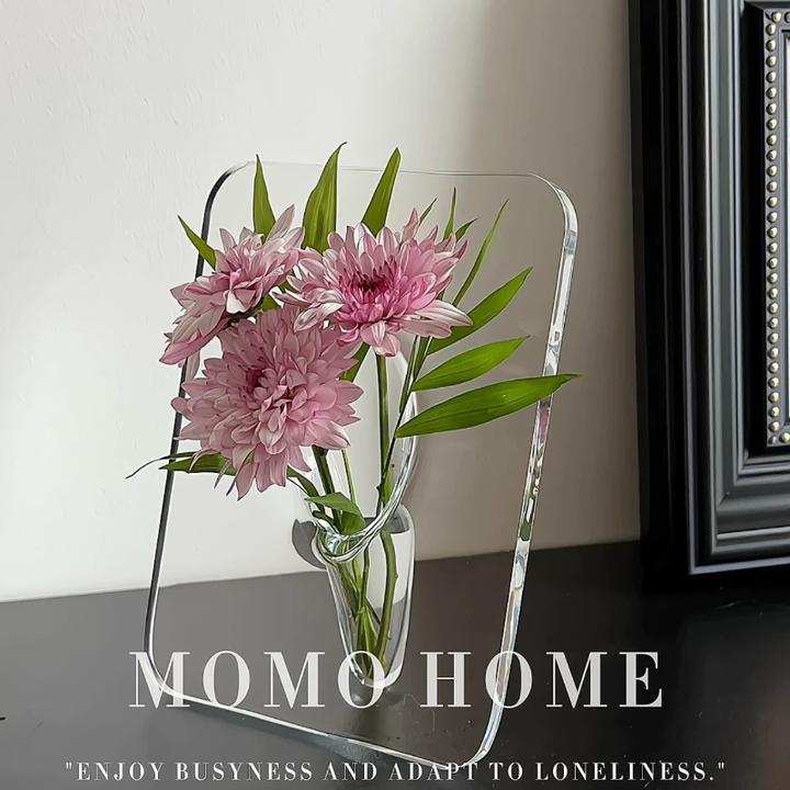 MOMO HOME家居小红书北欧ins创意艺术相框花瓶水培插花器