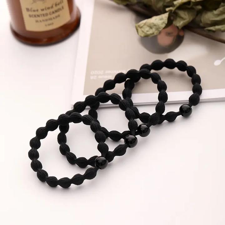 抢！爆款豆豆发圈女扎高马尾扎丸子头发绳高弹力耐用不扯发