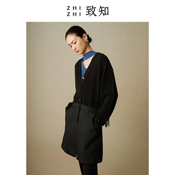 致知 腊前梅 连衣裙秋冬女高级别致ZZ22WKL9396