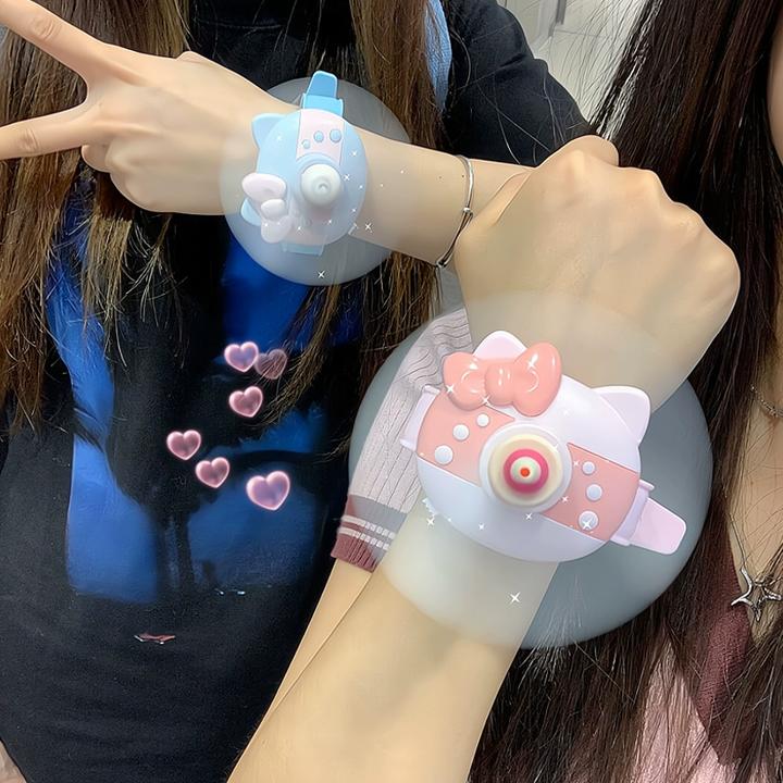 hellokitty手表风扇随身携带办公室迷你宿舍小风扇充电款超长续航