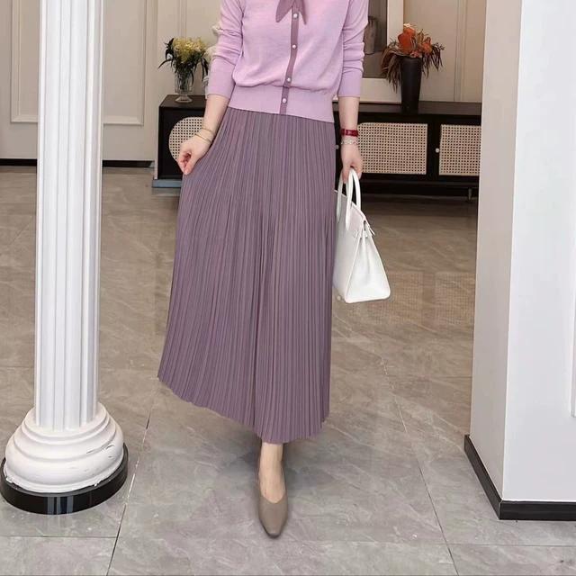 【夏日钟情】中高腰女裙半裙褶皱显瘦百搭半身裙#GT7950